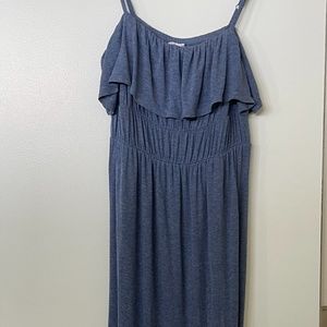 Splendid Blue Cotton Dress- Small
